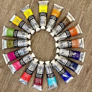 NEW Winsor and Newton 17 Artisan Water Mixable Oil Color Paints Bundle, 1.25 oz